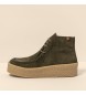 El Naturalista Leather ankle boots N5920 Silk Suede dark green
