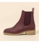 El Naturalista Leather ankle boots N5941 Wax Nappa cherry