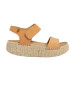El Naturalista Usnjene sandale N5970 Shinrin rumena -Višina 5 cm klin