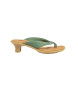 El Naturalista Leather Sandals N5991 Igusa green -Heel Height 5cm