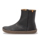 El Naturalista Tami Black Leather Ankle Boots N6063