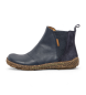 El Naturalista Bottines en cuir N786 navy