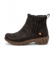 El Naturalista Pleasant leather ankle boots black