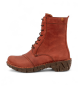 El Naturalista Leather ankle boots Ng57 Caldera red