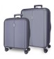 El Potro Set valigie Vera 55 - 70 cm blu scuro