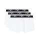 Emporio Armani Lot de trois boxers avec logo blanc