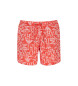 Emporio Armani Swimming costume shorts with small red logo pattern