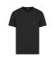 Emporio Armani T-shirt nera slim fit da salotto