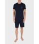 Emporio Armani Plain navy pyjamas