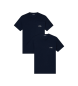 Emporio Armani Set of 2 navy Homie slim fit t-shirts