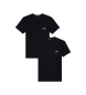 Emporio Armani Lot de 2 t-shirts Homie slim fit noir Emporio Armani Lot de 2 t-shirts Homie slim fit noir