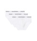 Emporio Armani Lot de 3 slips blancs en maille extensible Emporio Armani Lot de 3 slips blancs en maille extensible