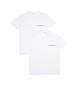 Emporio Armani Set van 2 witte casual t-shirts