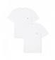 Emporio Armani Conjunto de duas T-shirts de malha branca