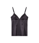 Emporio Armani Top Satin Lace noir Emporio Armani Top Satin Lace noir