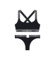 Emporio Armani Completo intimo nero con logo iconico Emporio Armani Completo intimo nero con logo iconico