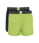 Emporio Armani Set 2 Logo Label Boxer short marine, vert Emporio Armani Set 2 Logo Label Boxer short marine, vert