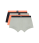Emporio Armani Sæt 3 nederste boxershorts sort, grå, orange