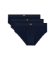 Emporio Armani Lot de 3 slips tricotés marine Emporio Armani Lot de 3 slips tricotés marine