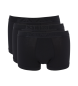 Emporio Armani Set di 3 boxer con logo nero lucido