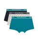 Emporio Armani Set di 3 boxer con fascia con logo Core multicolore