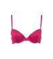 Emporio Armani Reggiseno push up in rete con logo rosa all over