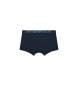 Emporio Armani Boxershorts aus navyfarbener bedruckter All-Over-Mikrofaser