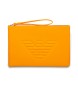 Emporio Armani Essential maxi eagle beach clutch bag
orange