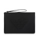 Emporio Armani Essential maxi eagle beach tote bag  schwarz