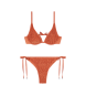 Emporio Armani Bikini arancione che fuma