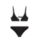 Emporio Armani Bikini Lurex czarne