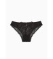 Emporio Armani Culotte en dentelle recyclée Eternal Lace ASV noir