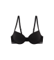 Emporio Armani Essential Studs Logo Push Up Bra Black