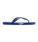 Emporio Armani Gummiflipflops mit blauem Logo