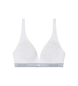 Emporio Armani Reggiseno imbottito con logo iconico, grigio Emporio Armani Reggiseno imbottito con logo iconico, grigio