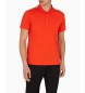 Emporio Armani Kortærmet orange poloshirt