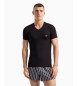 Emporio Armani T-shirt nera in morbido modal