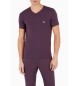 Emporio Armani Camiseta Soft Modal lila