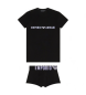 Emporio Armani Megalogo T-shirt und Boxershorts Packung schwarz