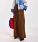 Essentiel Antwerp Kitsch Cordhose mit weitem Bein, braun