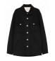 Family First Oversize Plain Jacket black