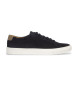 Faonnable Sneakers in pelle bicolore blu scuro