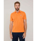 Façonnable Geborduurde Birdie oranje polo