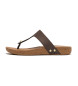 Fitflop iQushion brune sandaler i læder