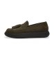 Fitflop Iq-Comff Olive Green Suede Moccasins