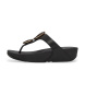Fitflop Lulu Sandaler Marmorerad sten tåspets svart