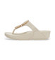 Fitflop Marmorerad tå-påle beige Lulu Sandaler