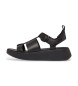 Fitflop L�dersandaler F-Mode Fisherman svart