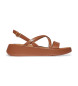 Fitflop Mode brune lædersandaler