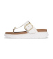 Fitflop Sandali Gen FF Buckle in pelle bianca